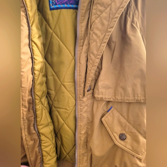 Vintage 80s/90s Skiing Passport Jacket | Size M | Brown - Picture 4 of 12